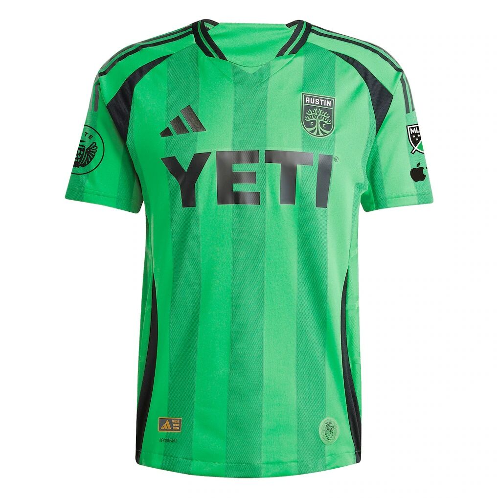 Austin FC adidas 2025 The Heartbeat Kit Authentic Custom Jersey