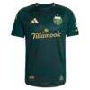 Portland Timbers adidas 2025 Forever Green & Gold Authentic Custom Jersey - Green - Side View