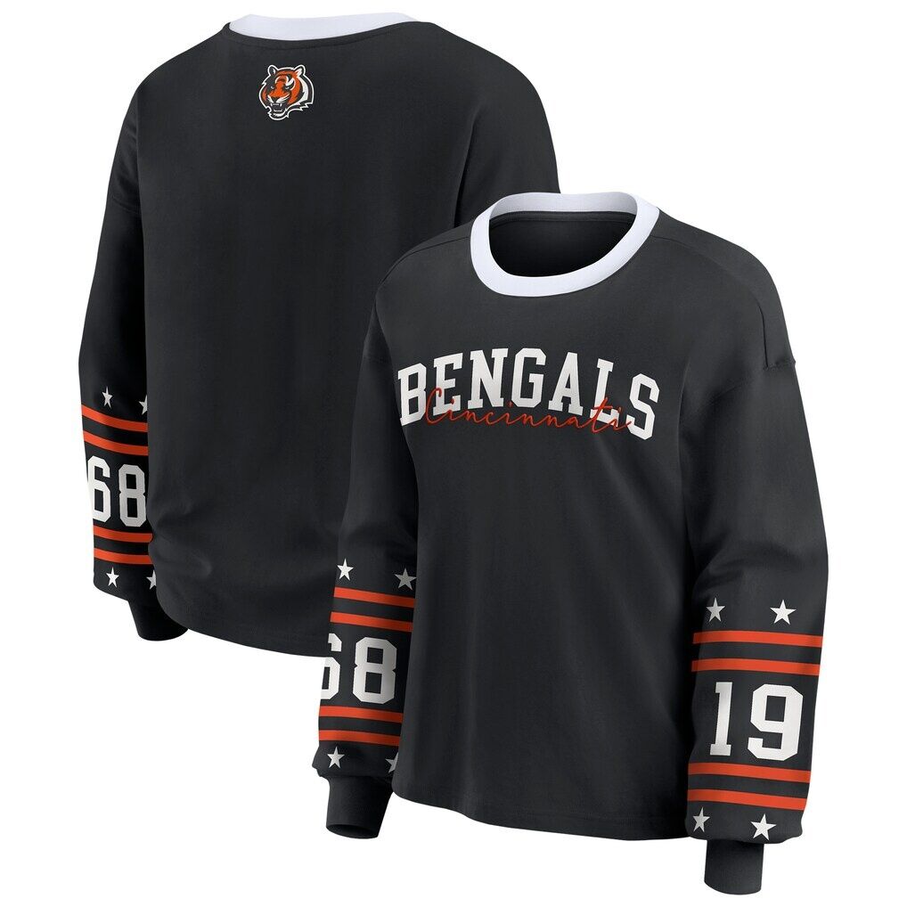 Cincinnati Bengals WEAR by Erin Andrews Women’s Sport Long-Sleeve T-Shirt