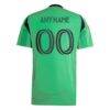 Austin FC adidas 2025 The Heartbeat Kit Replica Custom Jersey - Green - Detail View