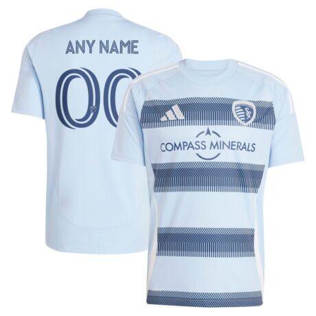 Sporting Kansas City adidas 2025 One KC Replica Custom Jersey - - Front View