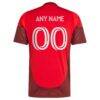 Toronto FC adidas 2025 Club Kit Replica Custom Jersey - Red - Detail View