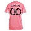 Inter Miami CF adidas Women's 2025 Euforia Replica Custom Jersey - Light Pink - Detail View
