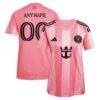 Inter Miami CF adidas Women's 2025 Euforia Replica Custom Jersey - Light Pink - Front View