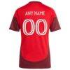 Toronto FC adidas Women's 2025 Club Kit Replica Custom Jersey - Red - Detail View