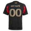 Atlanta United FC adidas Youth 2025 The Connector Replica Custom Jersey - Black - Detail View