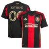 Atlanta United FC adidas Youth 2025 The Connector Replica Custom Jersey - Black - Front View