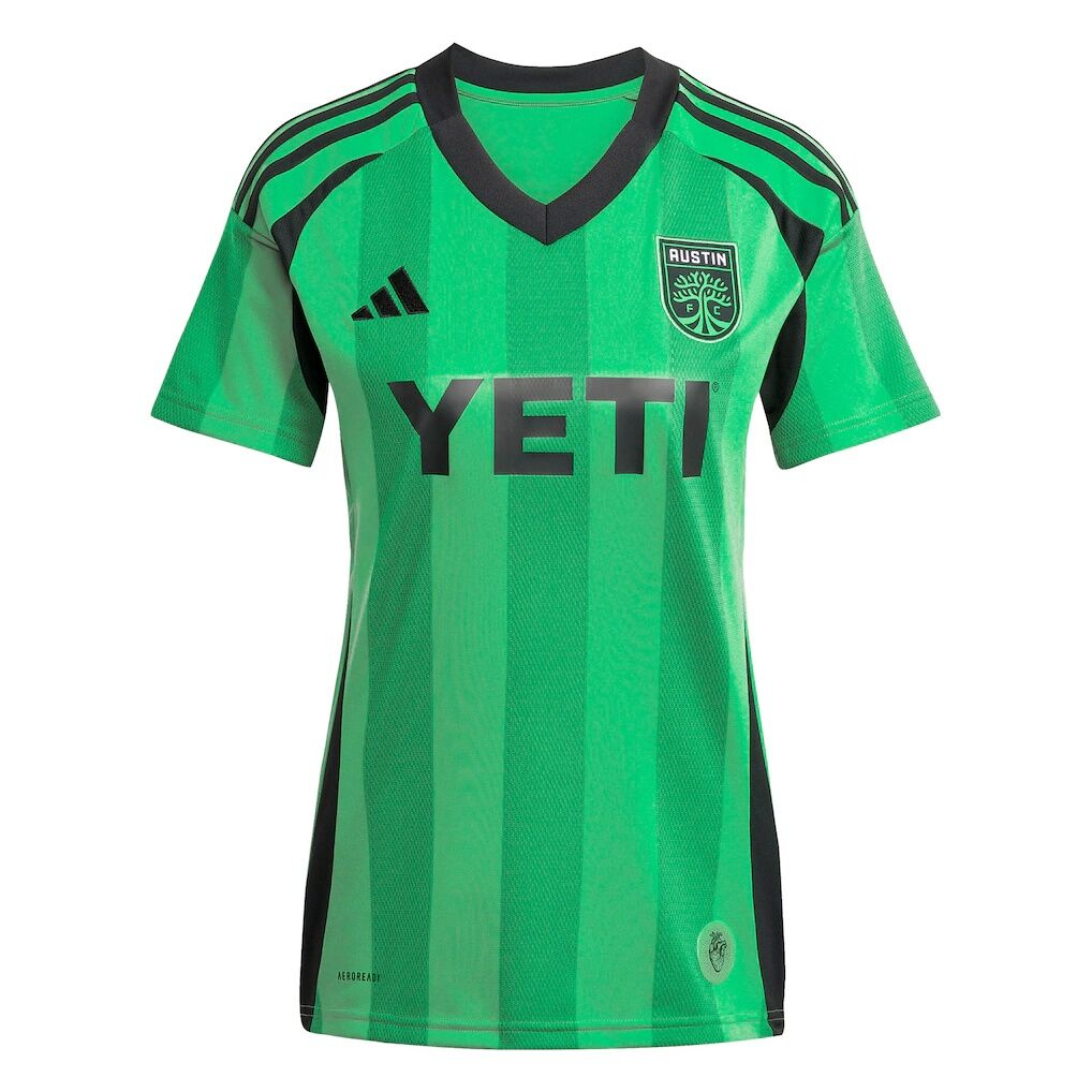 Austin FC adidas Youth 2025 The Heartbeat Kit Replica Custom Jersey