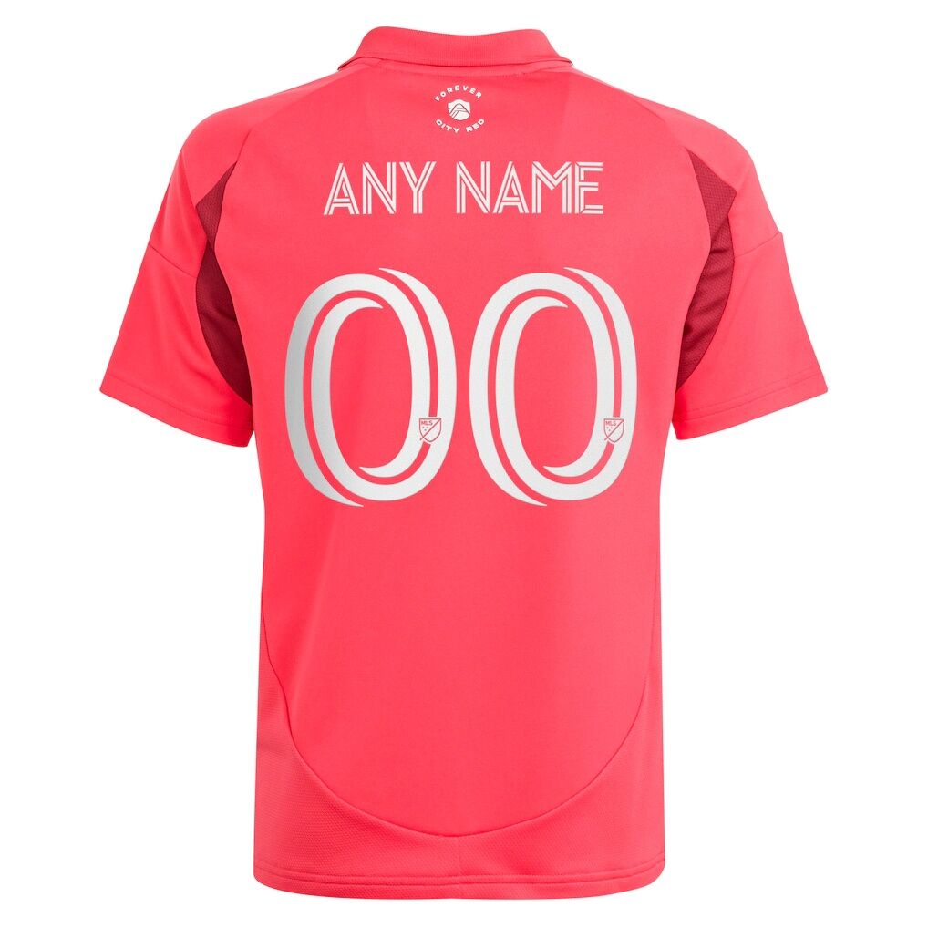 St. Louis City SC adidas Youth 2025 Forever CITY Red Replica Custom Jersey