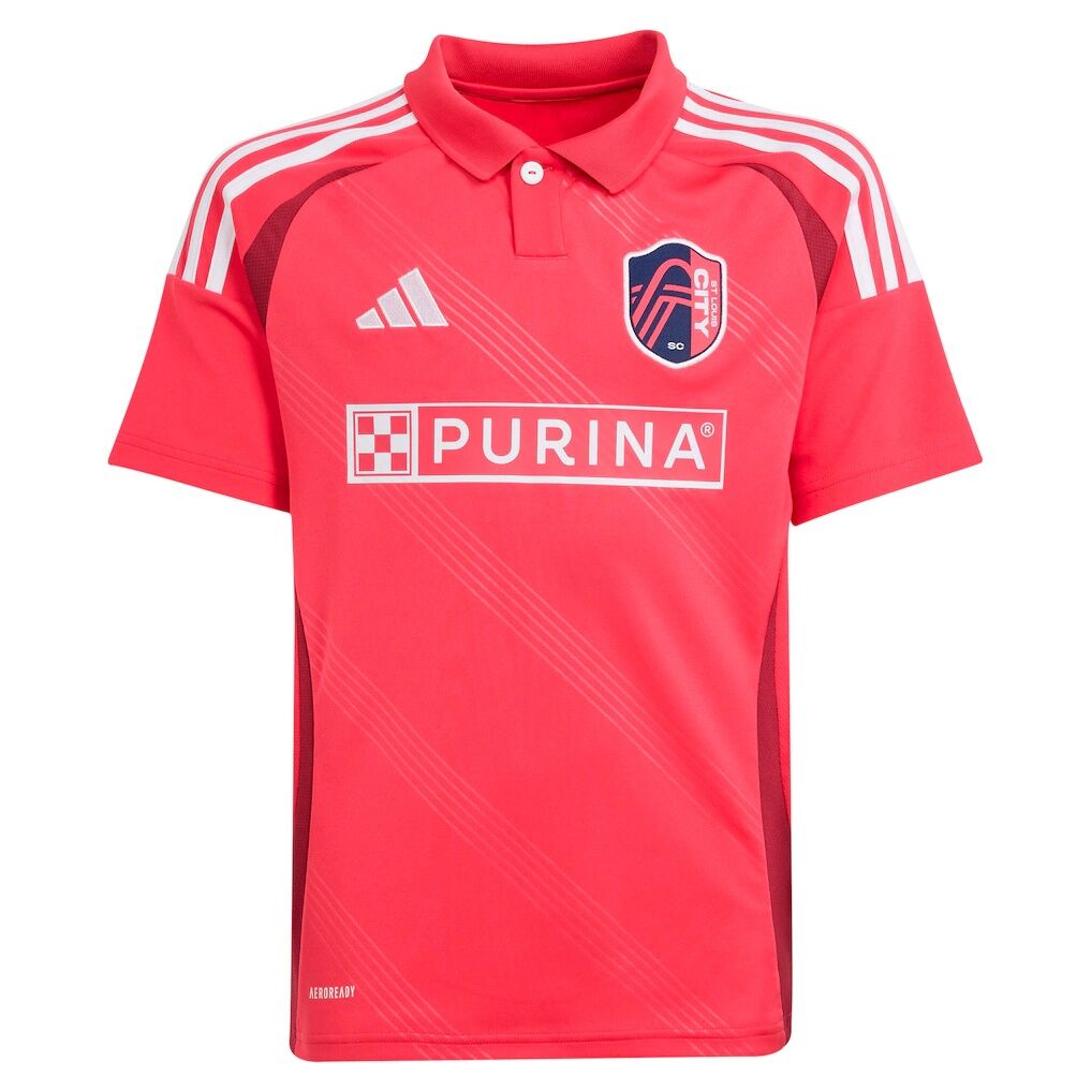St. Louis City SC adidas Youth 2025 Forever CITY Red Replica Custom Jersey