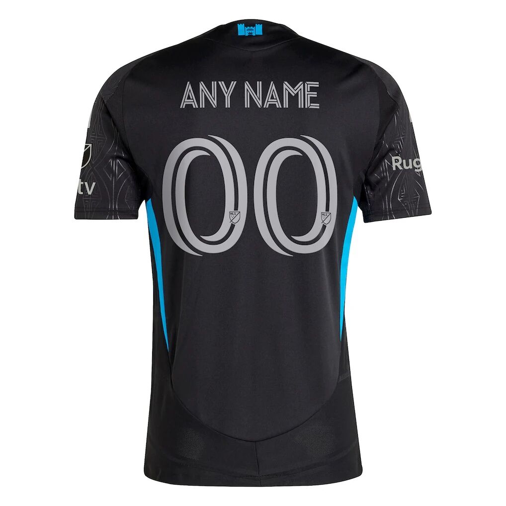 Charlotte FC adidas 2025 Fortress Kit Authentic Custom Jersey