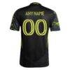Columbus Crew adidas 2025 The Goosebumps Kit Authentic Custom Jersey - Black - Detail View