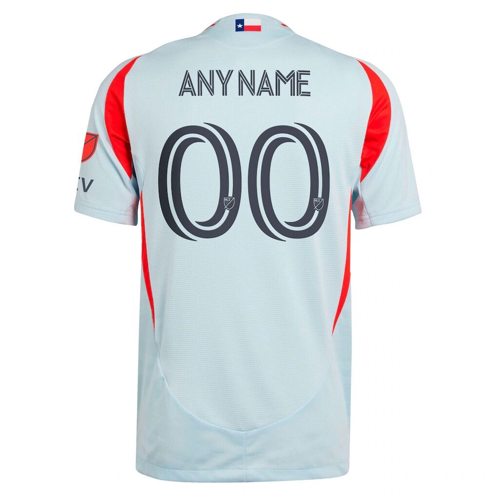FC Dallas adidas 2025 The Inferno Kit Authentic Custom Jersey - Light Blue