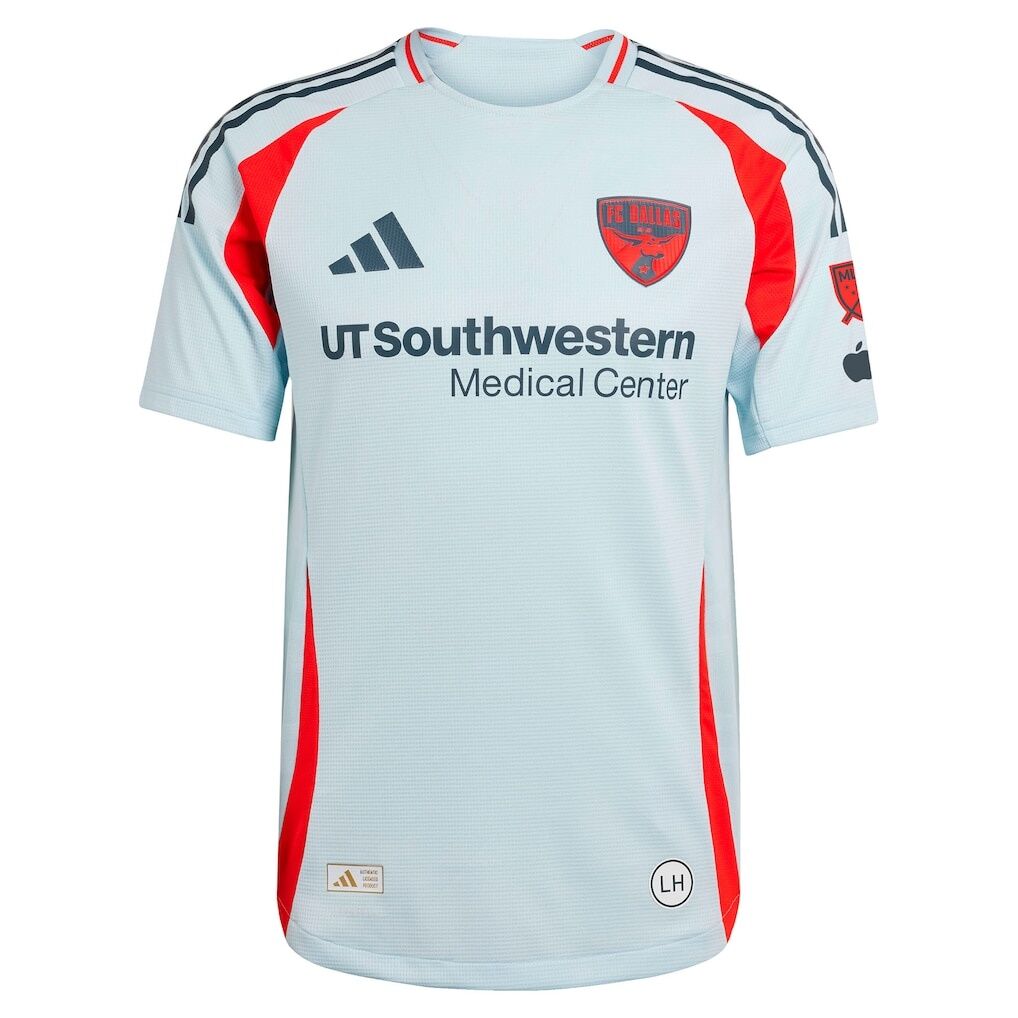 FC Dallas adidas 2025 The Inferno Kit Authentic Custom Jersey - Light Blue