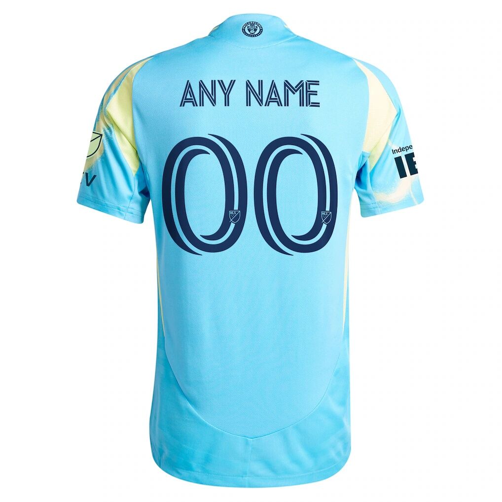 Philadelphia Union adidas 2025 The Voltage Kit Authentic Custom Jersey