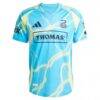 Philadelphia Union adidas 2025 The Voltage Kit Authentic Custom Jersey - Blue - Side View