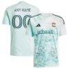 Colorado Rapids adidas 2025 Headwaters Replica Custom Jersey - Green - Front View