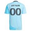 Minnesota United FC adidas 2025 CONVERGENCE Replica Custom Jersey - Blue - Detail View