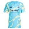 Philadelphia Union adidas 2025 The Voltage Kit Replica Custom Jersey - Blue - Side View