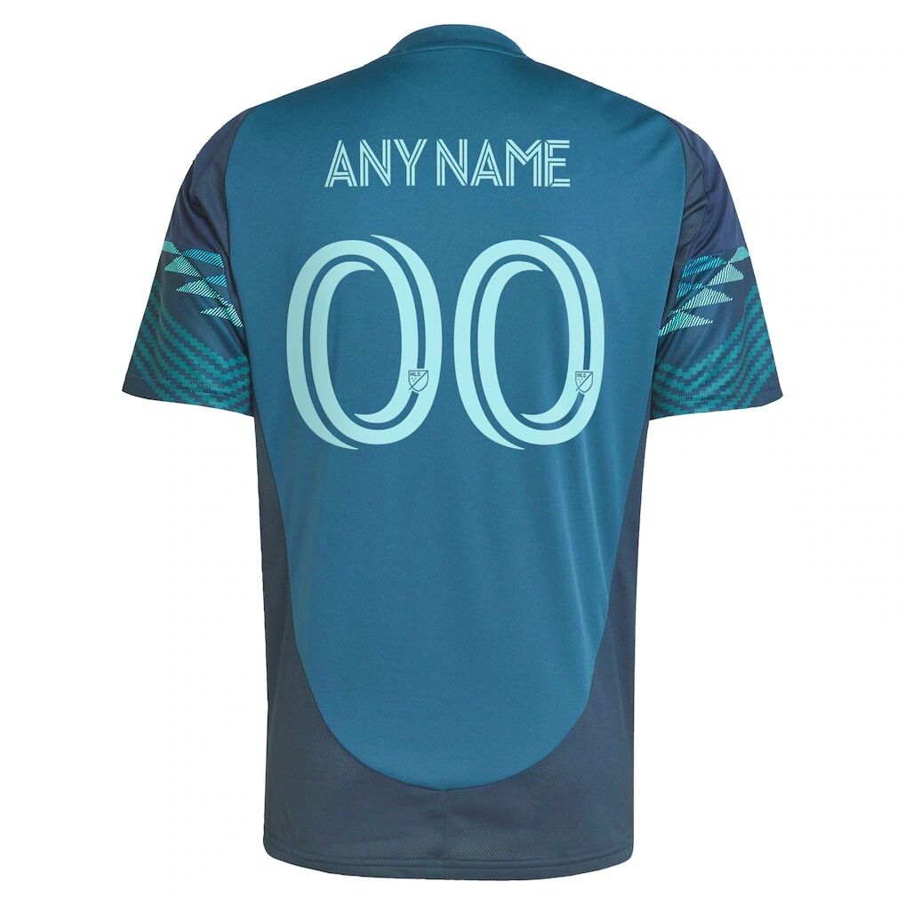 Seattle Sounders FC adidas 2025 The Salish Sea Kit Replica Custom Jersey