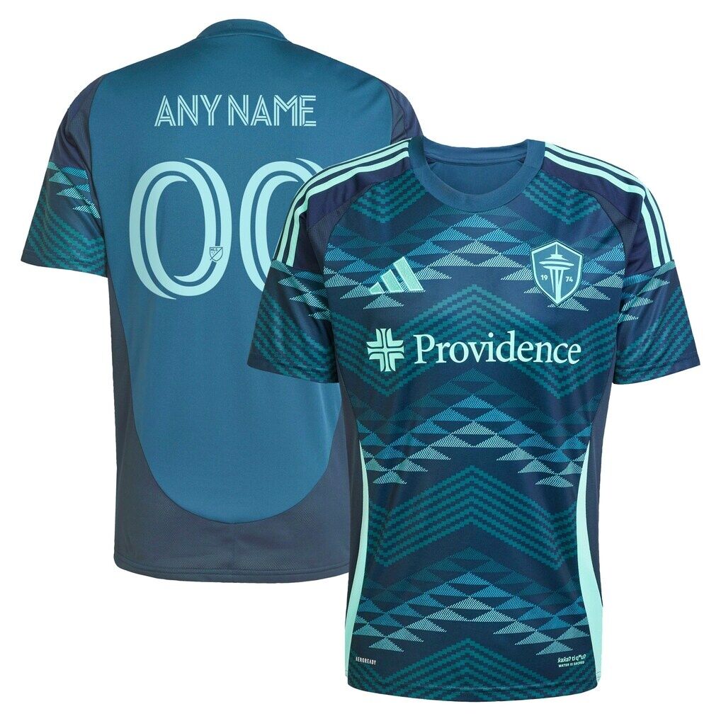 Seattle Sounders FC adidas 2025 The Salish Sea Kit Replica Custom Jersey