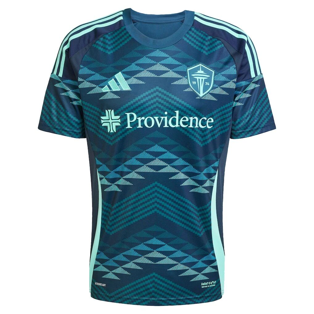 Seattle Sounders FC adidas 2025 The Salish Sea Kit Replica Custom Jersey