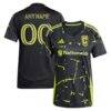 Columbus Crew adidas Women's 2025 The Goosebumps Kit Replica Custom Jersey - Black - Front View