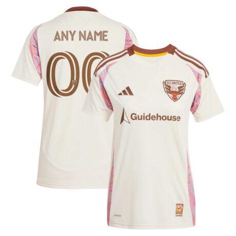D.C. United adidas Women's 2025 The Soul Kit Replica Custom Jersey - - Front View