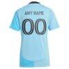 Minnesota United FC adidas Women's 2025 CONVERGENCE Replica Custom Jersey - Blue - Detail View