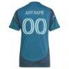 Seattle Sounders FC adidas Women's 2025 The Salish Sea Kit Replica Custom Jersey - Blue - Detail View