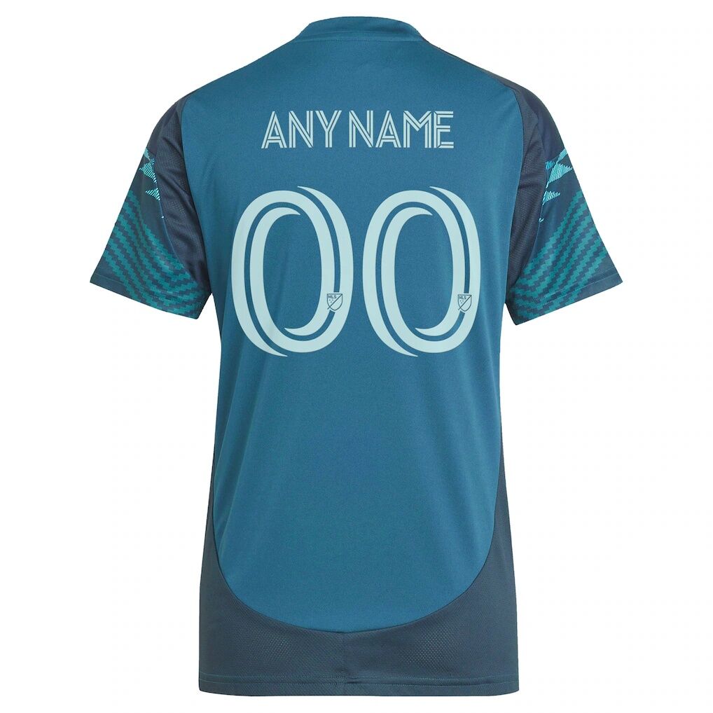 Seattle Sounders FC adidas Women's 2025 The Salish Sea Kit Replica Custom Jersey