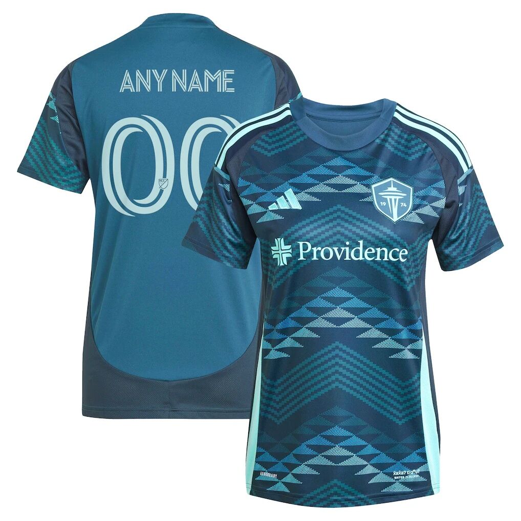 Seattle Sounders FC adidas Women's 2025 The Salish Sea Kit Replica Custom Jersey