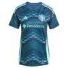 Seattle Sounders FC adidas Women's 2025 The Salish Sea Kit Replica Custom Jersey - Blue - Side View