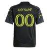 Columbus Crew adidas Youth 2025 The Goosebumps Kit Replica Custom Jersey - Black - Detail View