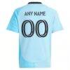 Minnesota United FC adidas Youth 2025 CONVERGENCE Replica Custom Jersey - Blue - Detail View