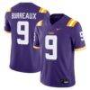 Joe Burrow LSU Tigers Nike "Burreaux" Nameplate Home Game Football Jersey - Purple - Front View