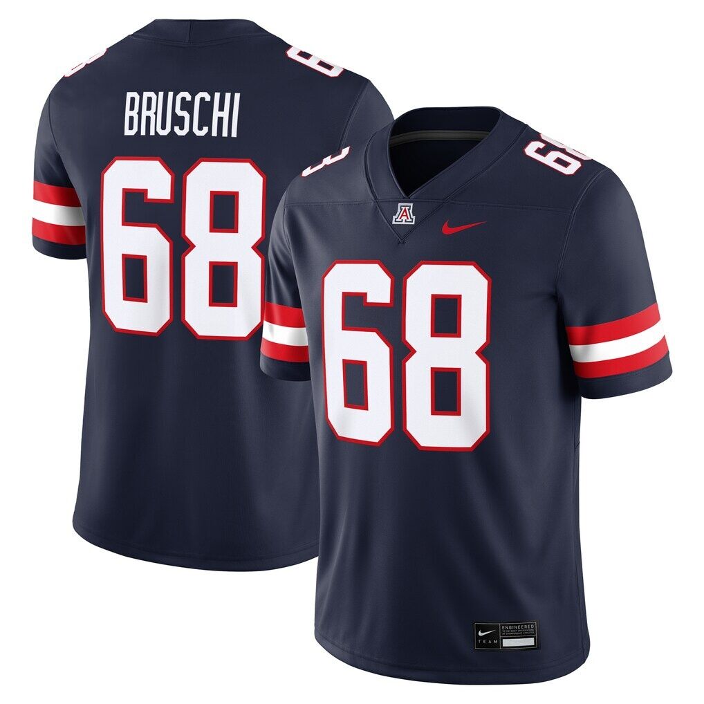 Tedy Bruschi Arizona Wildcats Nike Home Game Jersey