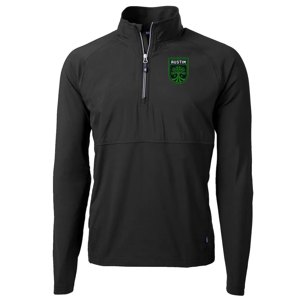 Austin FC Cutter & Buck Adapt Eco Knit Hybrid Recycled Raglan Quarter-Zip Top
