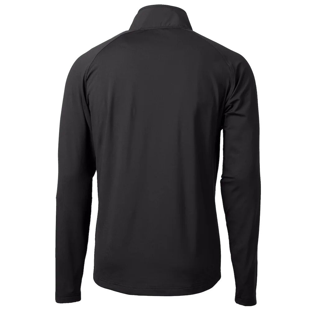 Charlotte FC Cutter & Buck Adapt Eco Knit Hybrid Recycled Raglan Quarter-Zip Top