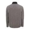 Charlotte FC Cutter & Buck Adapt Eco Knit Hybrid Recycled Raglan Quarter-Zip Top - Heather Black - Detail View