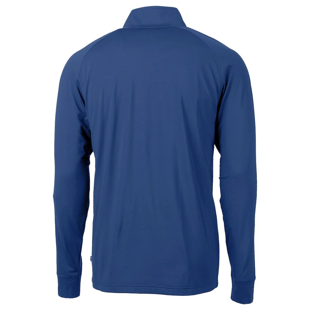 CF Montreal Cutter & Buck Adapt Eco Knit Stretch Recycled Raglan Quarter-Zip Pullover Top