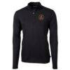 Atlanta United FC Cutter & Buck Virtue Eco Pique Recycled Quarter-Zip Pullover Top - Black - Side View