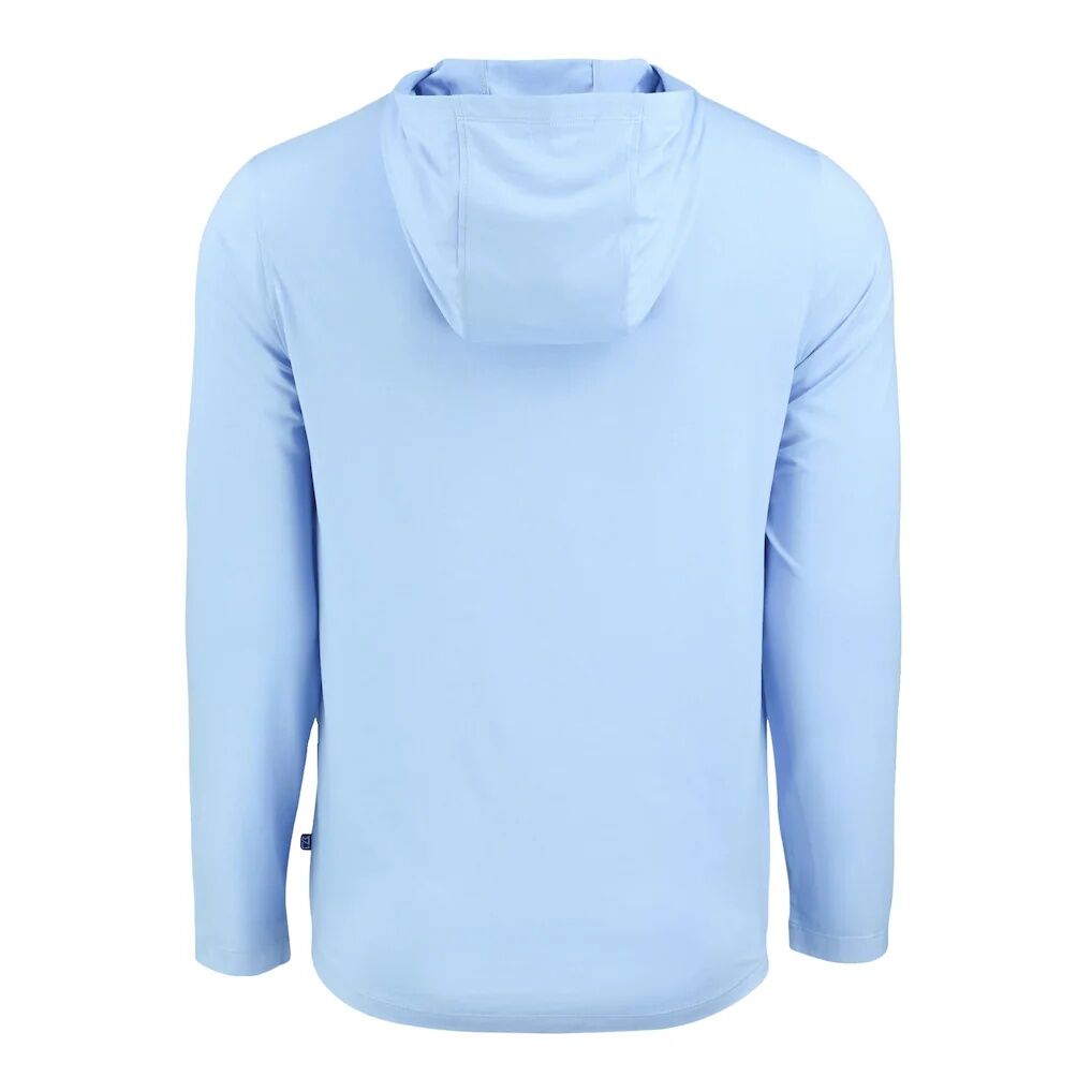 Chicago Fire Cutter & Buck Coastline Epic Comfort Eco Recycled Long Sleeve Hoodie T-Shirt - Powder Blue