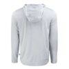 D.C. United Cutter & Buck Coastline Epic Comfort Eco Recycled Long Sleeve Hoodie T-Shirt - Gray - Detail View