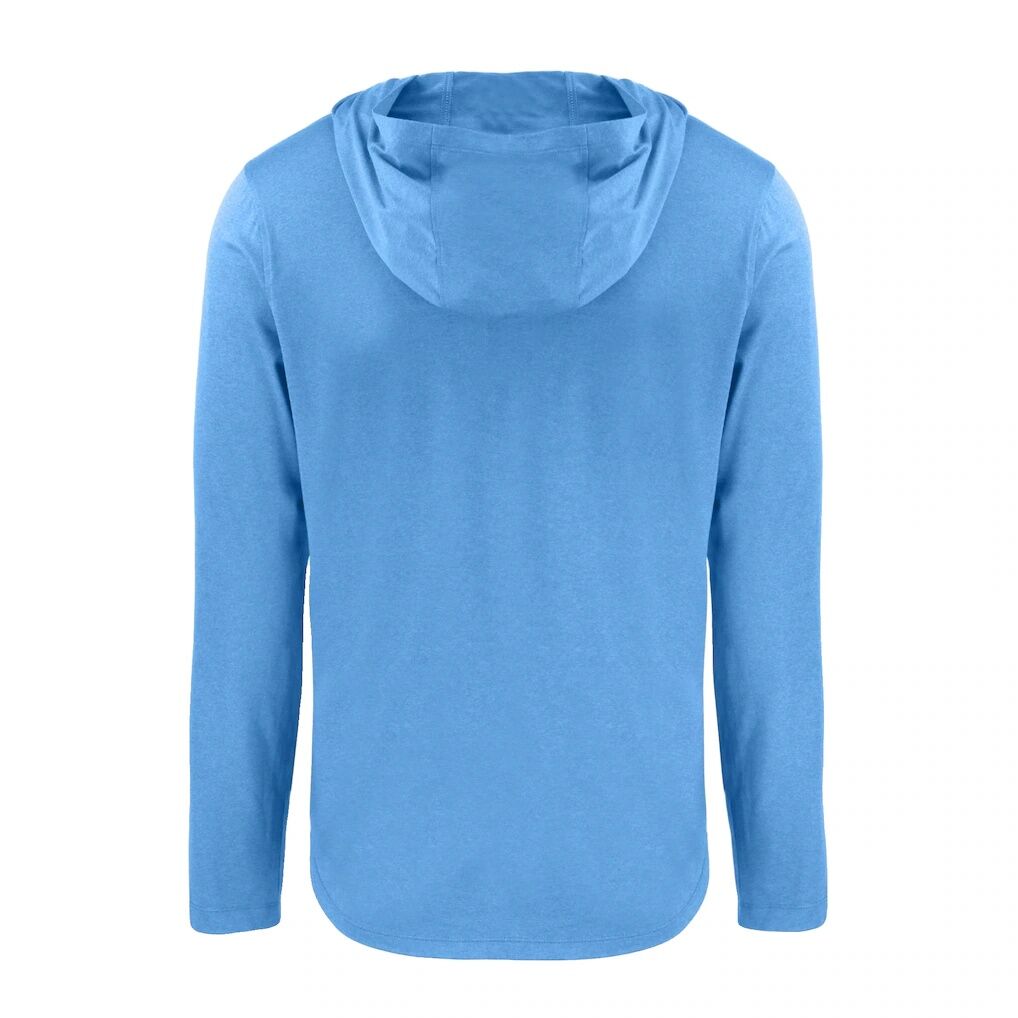 Charlotte FC Cutter & Buck Coastline Epic Comfort Eco Recycled Long Sleeve Hoodie T-Shirt