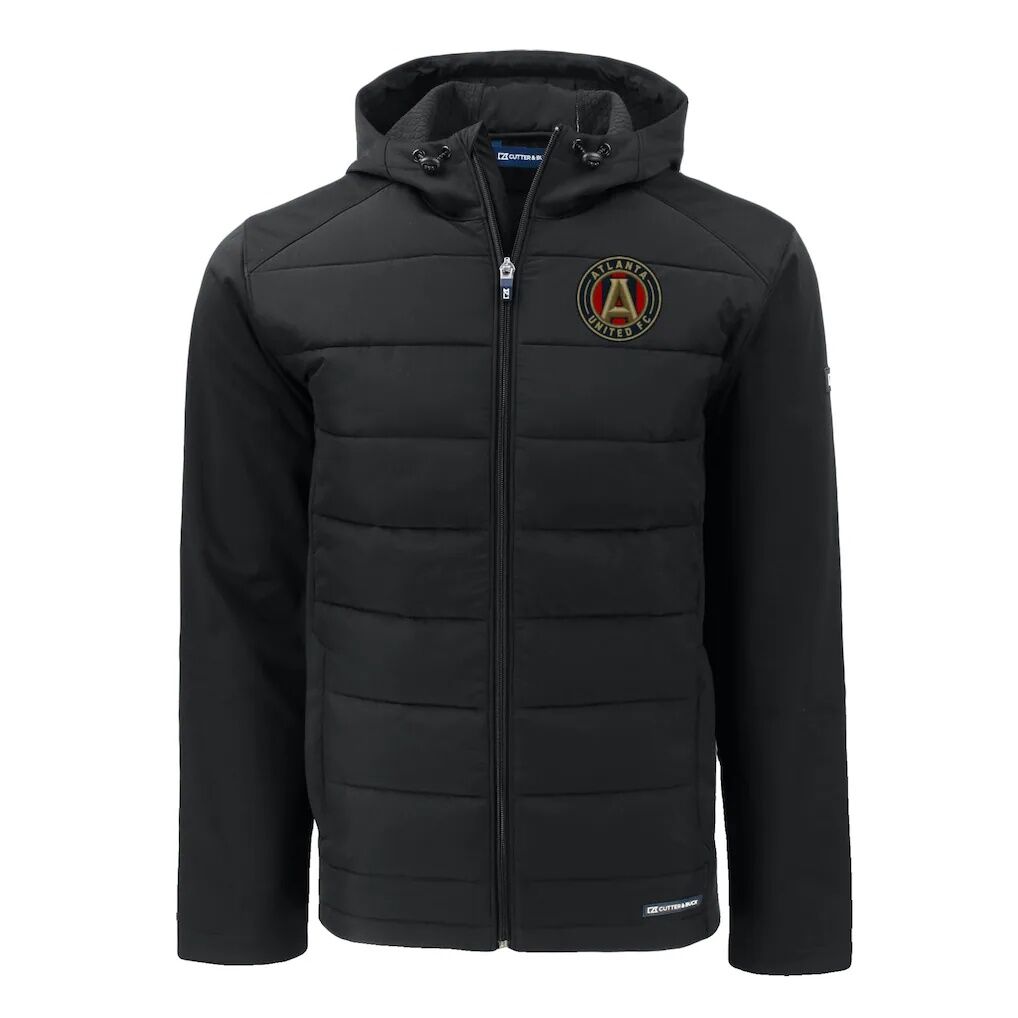 Atlanta United FC Cutter & Buck Evoke Hybrid Eco Softshell Recycled Full-Zip Hooded Jacket