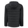 Austin FC Cutter & Buck Evoke Hybrid Eco Softshell Recycled Full-Zip Hooded Jacket - Black - Detail View