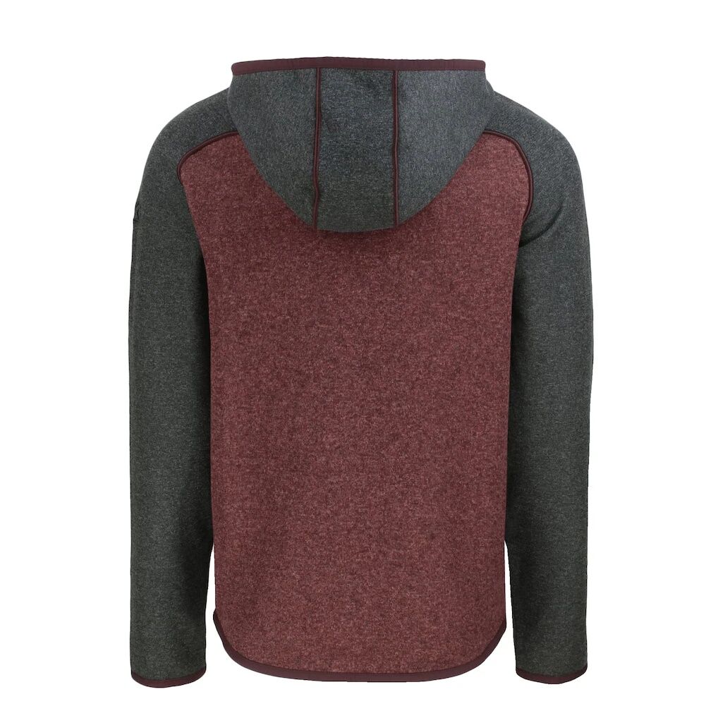 Atlanta United FC Cutter & Buck Mainsail Full-Zip Hooded Jacket – Heather Maroon
