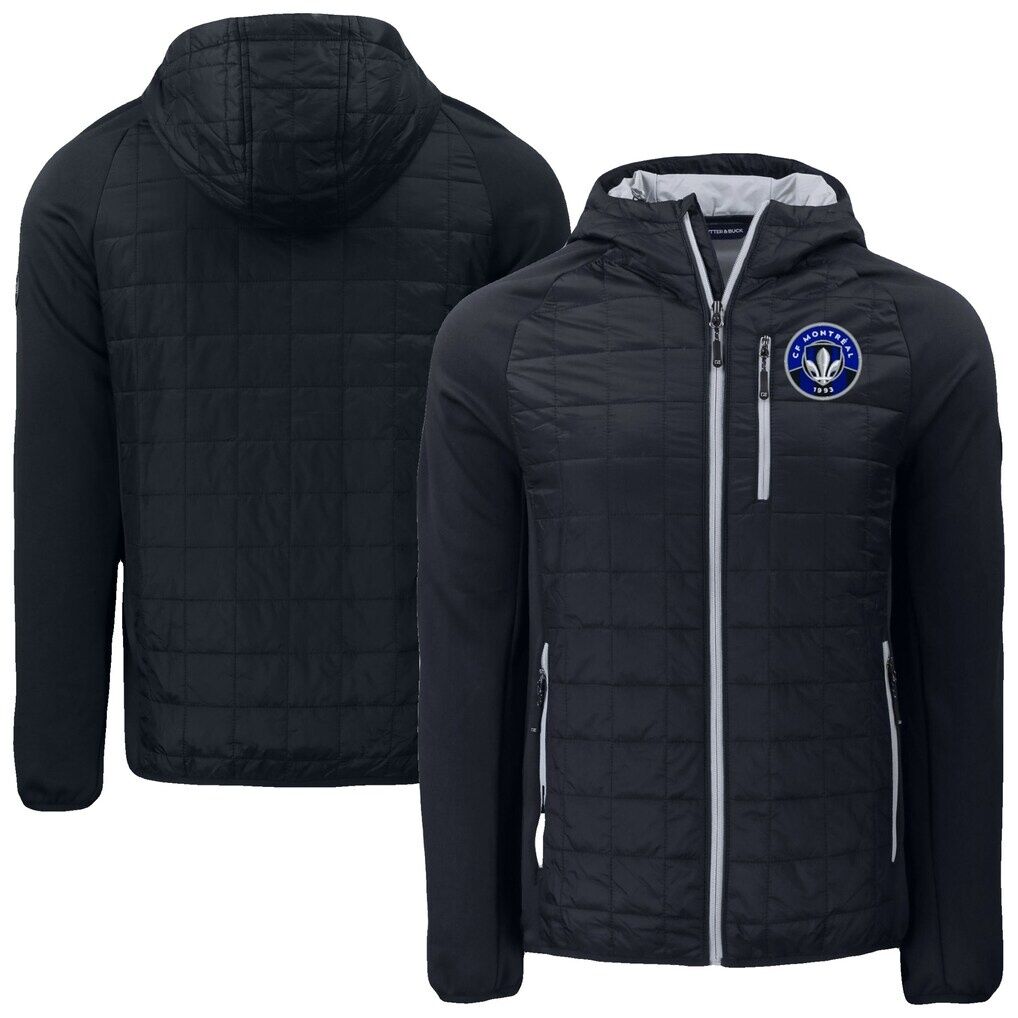 CF Montreal Cutter & Buck Rainier Primaloft Eco Raglan Full-Zip Hybrid Jacket