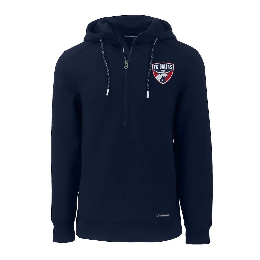 FC Dallas Cutter & Buck Roam Eco Half-Zip Recycled Pullover Hoodie